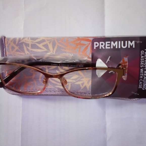 SIMPLY SPECS PREMIUM+1.25 Gold Animal PRINT New with Case - Picture 4 of 4